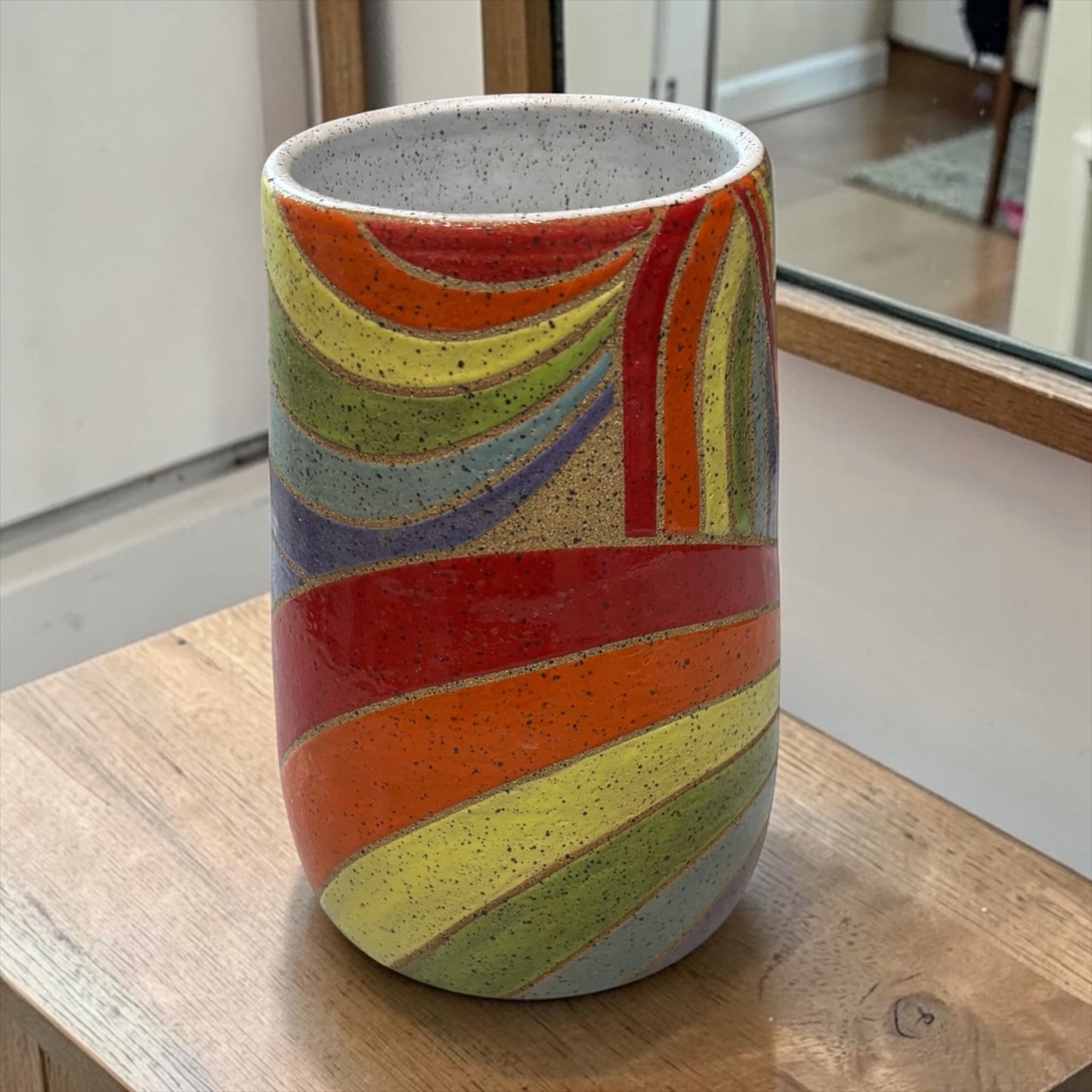 Rainbow Pride Vase