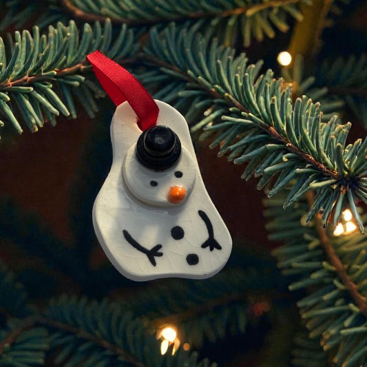 Melted Snowmen Ornaments