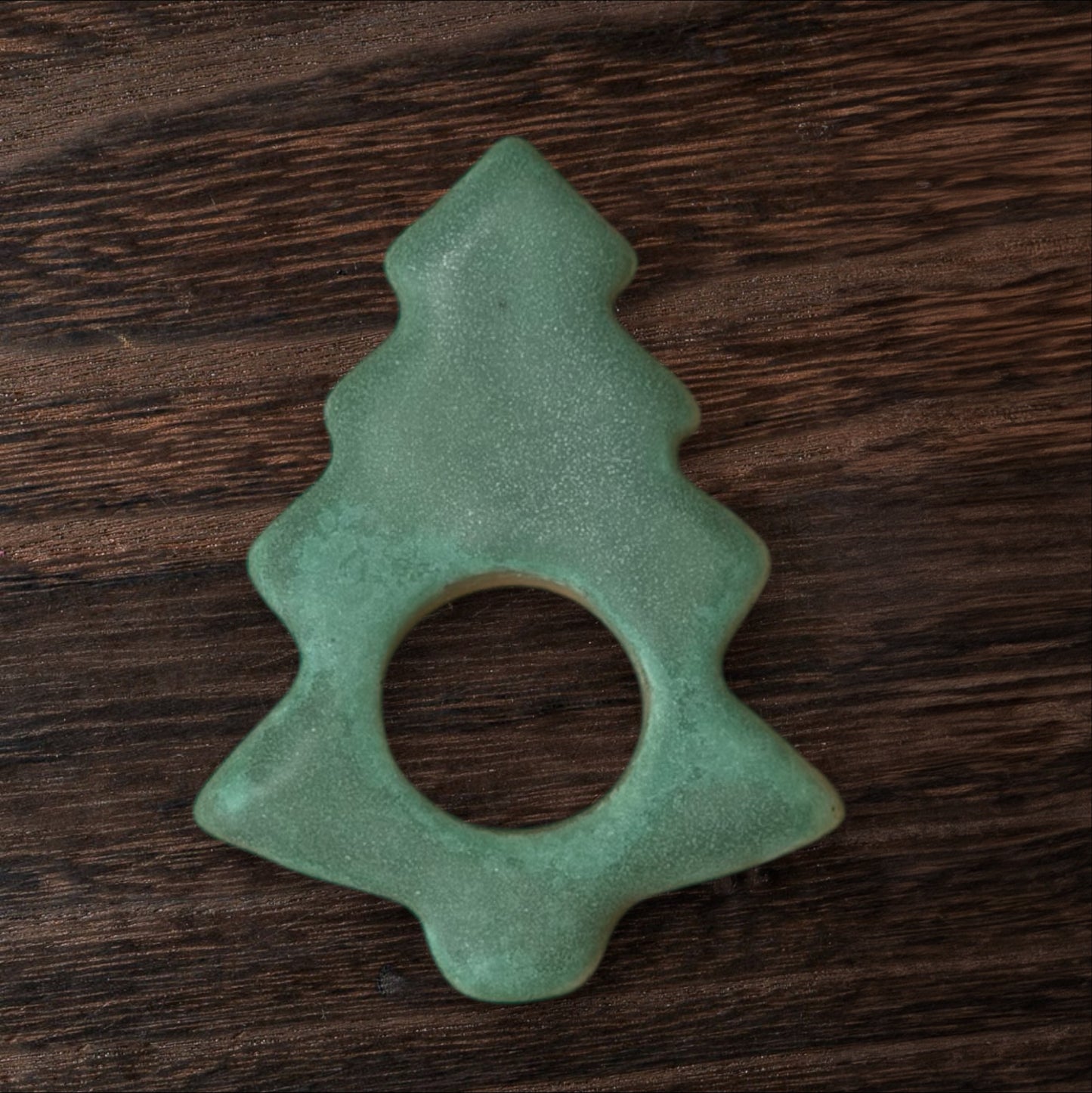 Christmas tree napkin rings