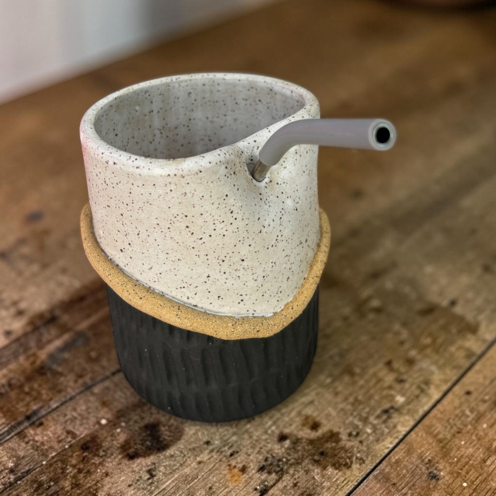 Black & White Carved Mugs & Tumblers