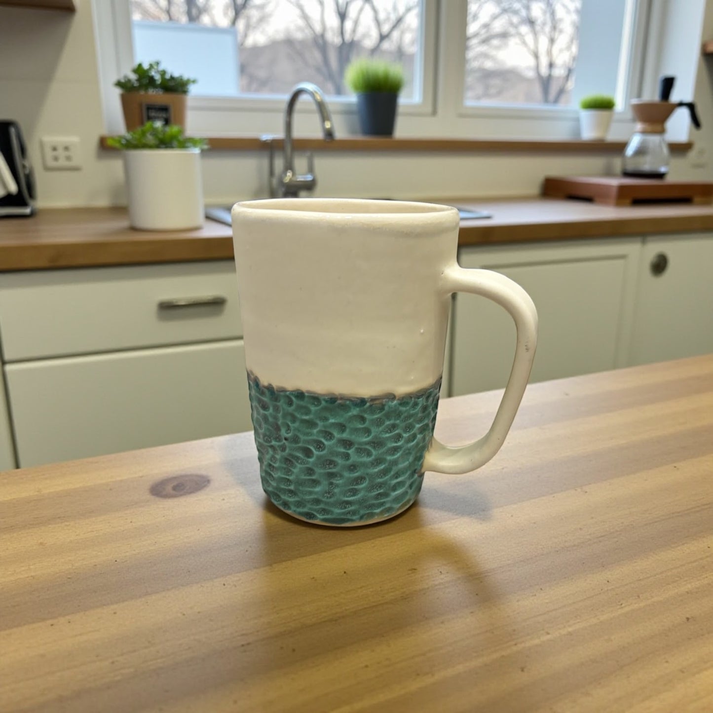Turquoise Texture Mug