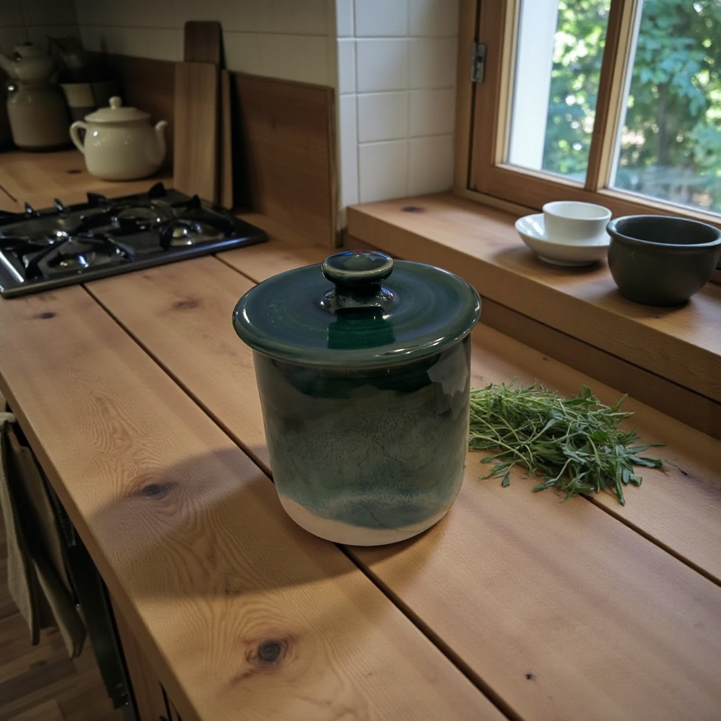 Ceramic Butter Crocks