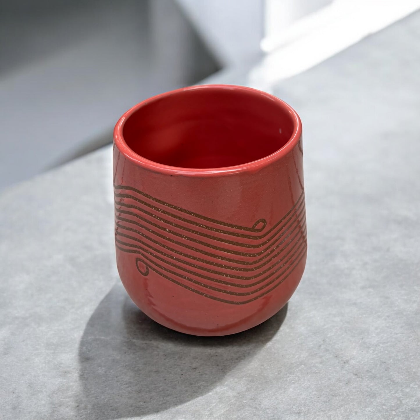 Lined Thumb Mugs