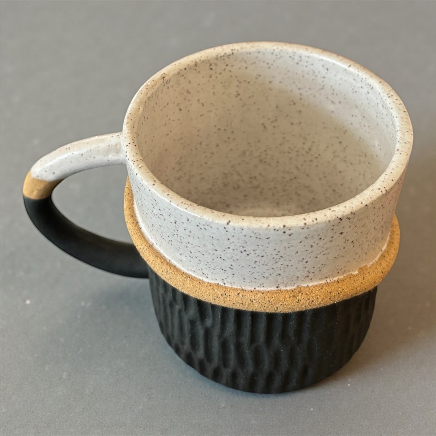 Black & White Carved Mugs & Tumblers
