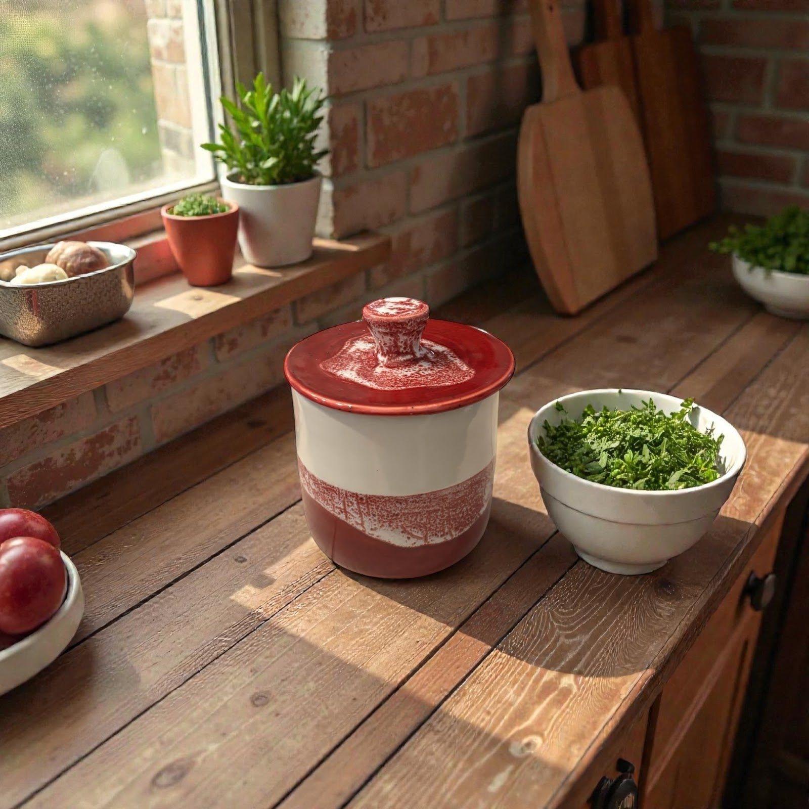 Ceramic Butter Crocks