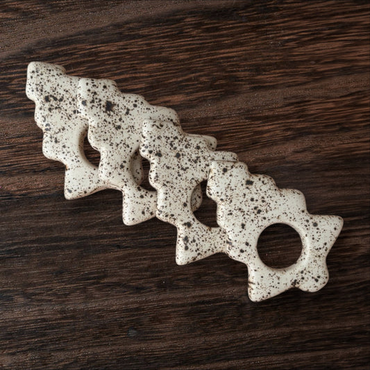 Christmas tree napkin rings