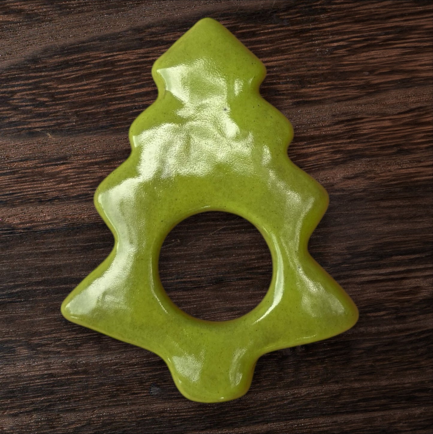 Christmas tree napkin rings