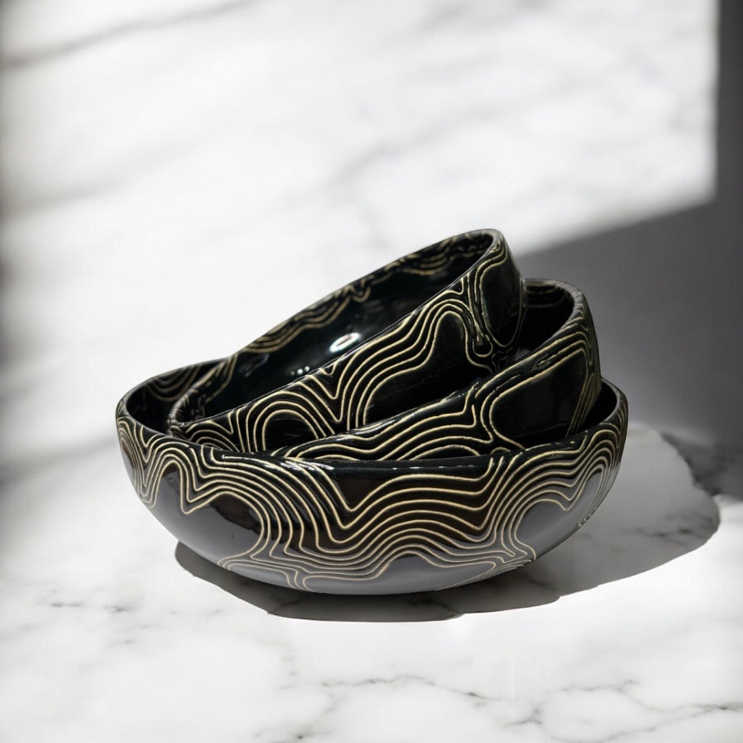 Noir Nesting Bowls