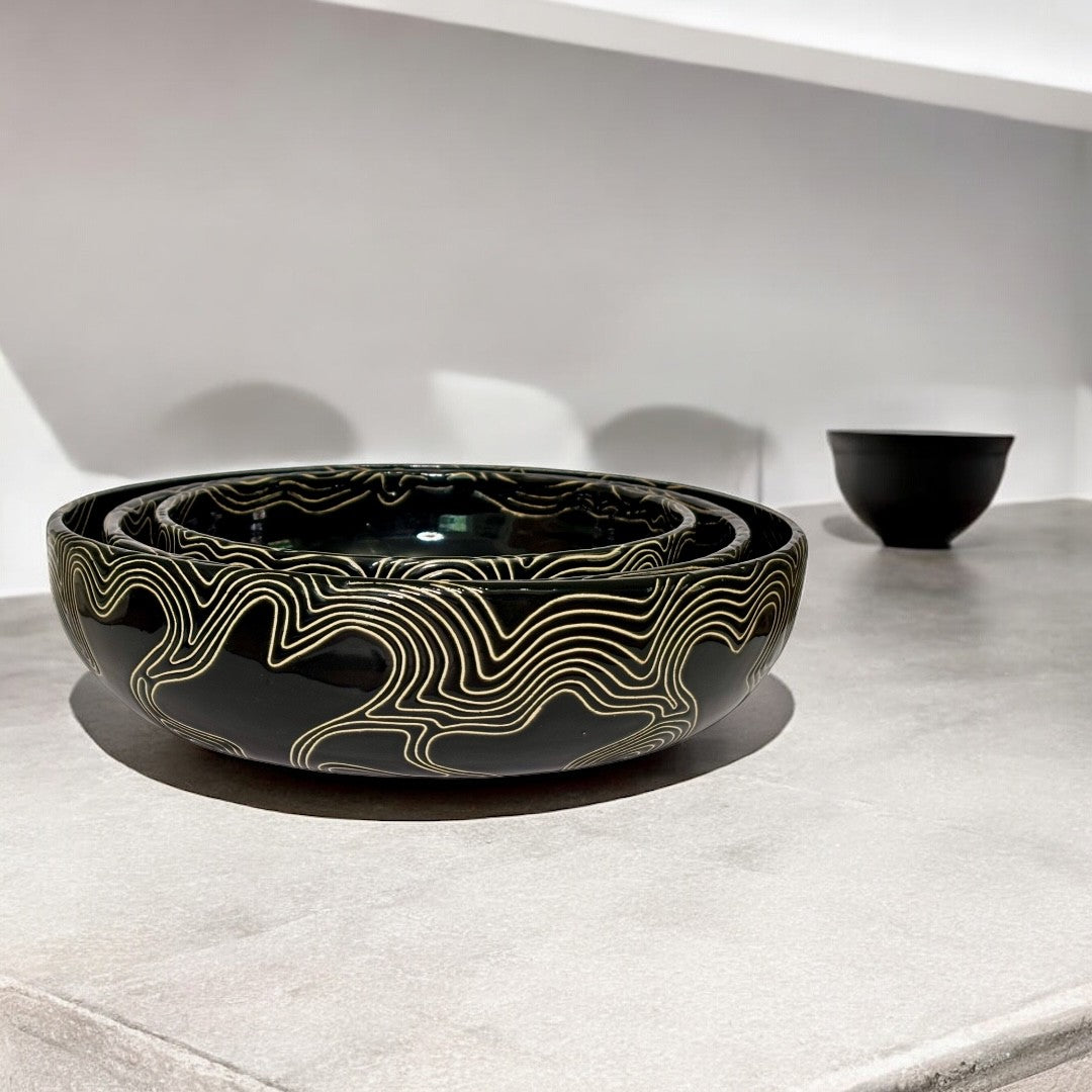 Noir Nesting Bowls