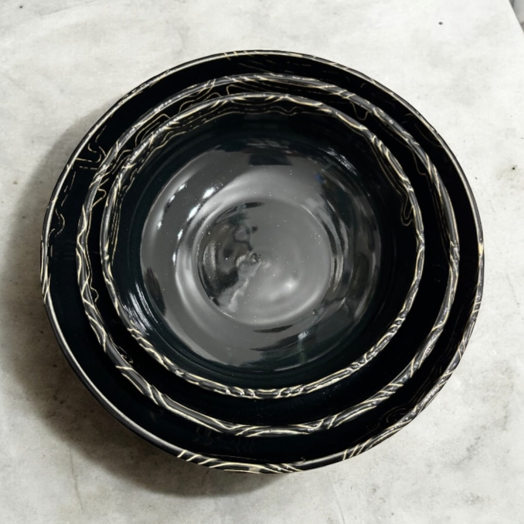 Noir Nesting Bowls