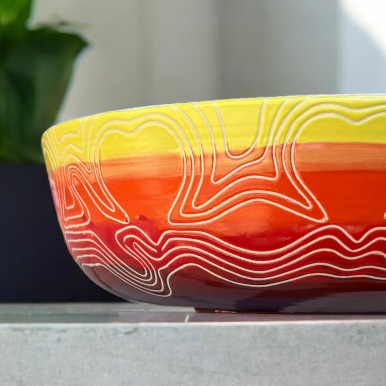 Rainbow Heart Bowl