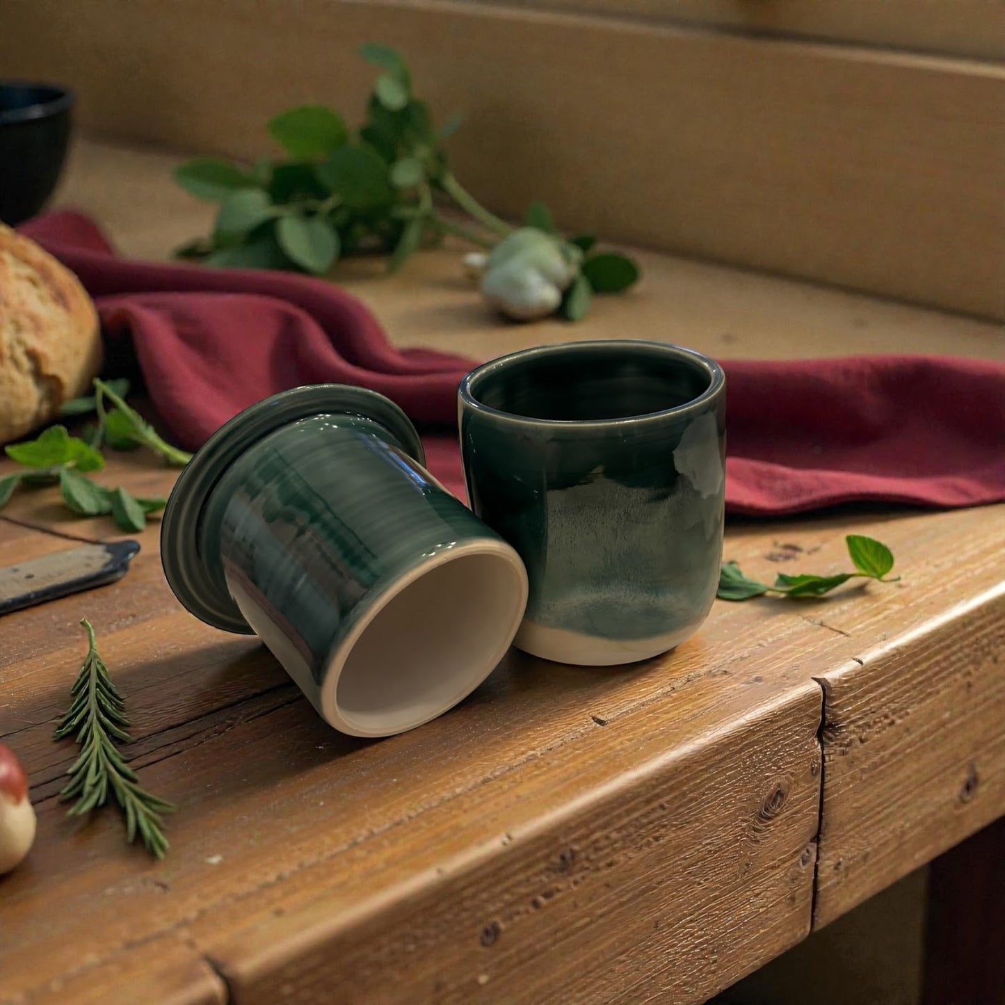 Ceramic Butter Crocks