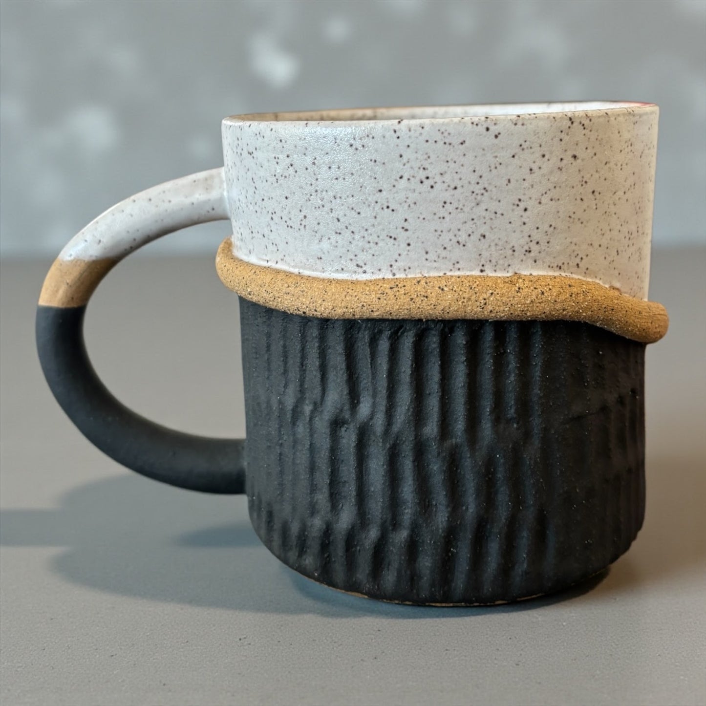 Black & White Carved Mugs & Tumblers